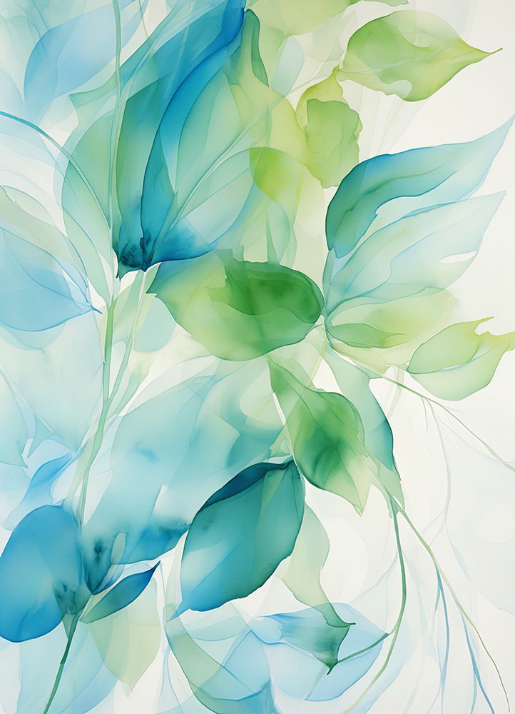 Watercolor Leaves I