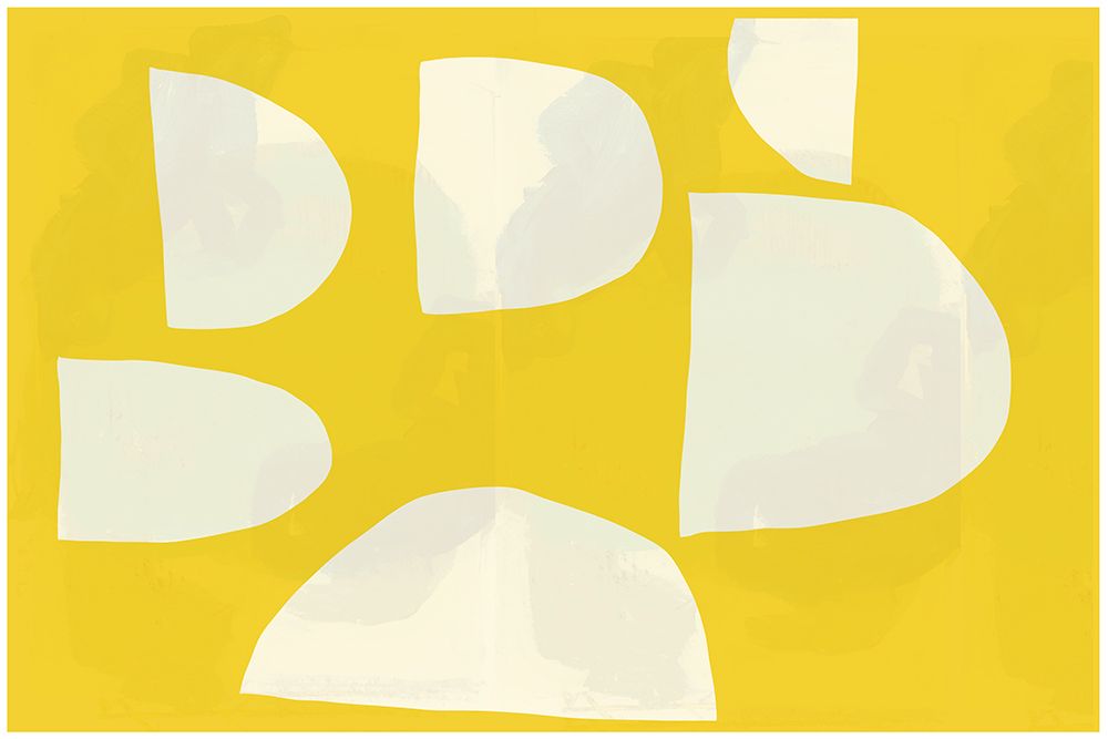 Yellow White Shapes