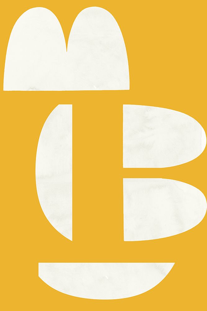 Yellow Modernist Shapes