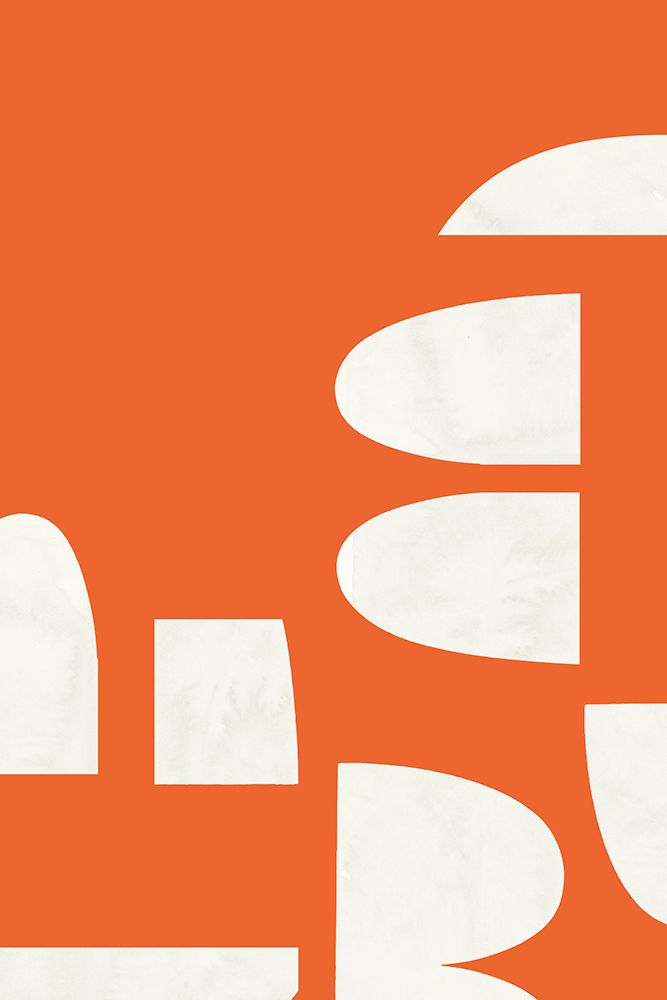 Red Modernist Shapes