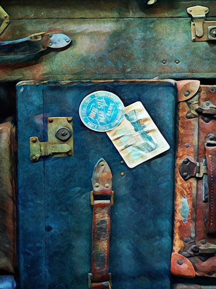 Vintage Stacked Suitcases II