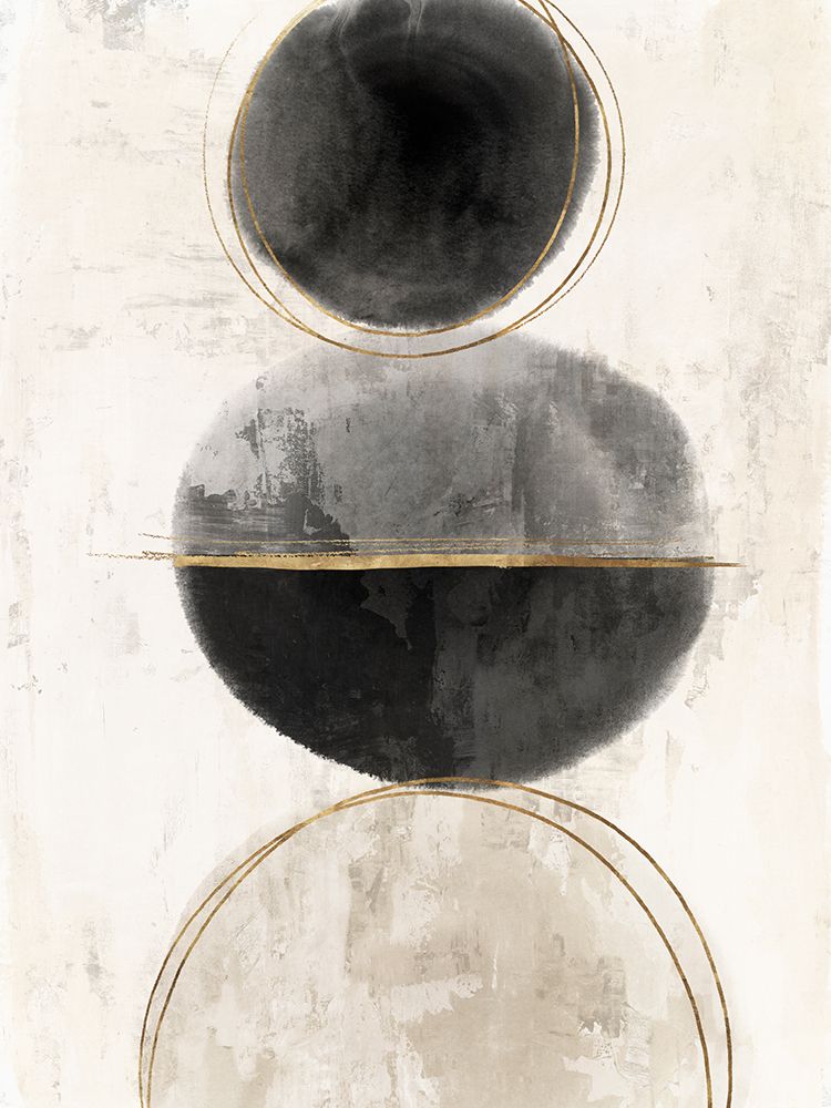 Black And Gold Abstract I