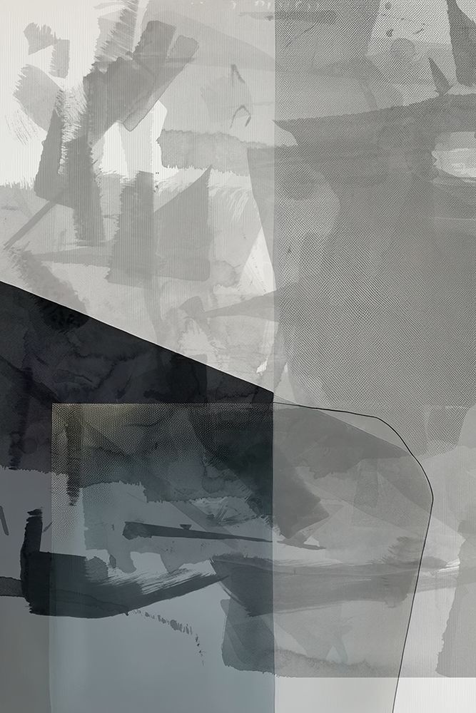 Abstract Monochrome Wash I