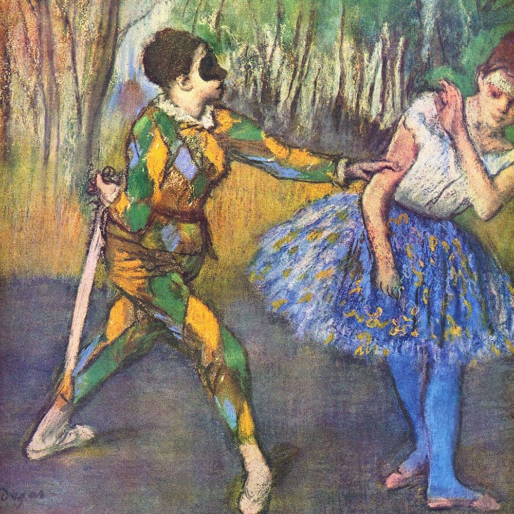 Harlequin and Colombine