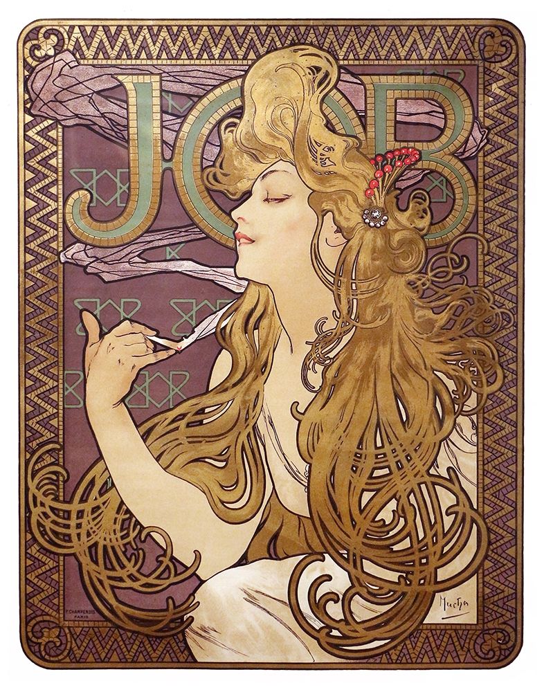 Job Cigarette Rolling Papers Advertisement, 1897