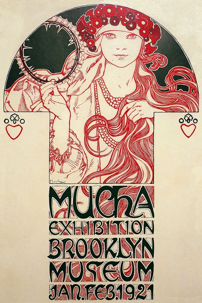 Mucha Exhibition, Brooklyn Museum, 1920
