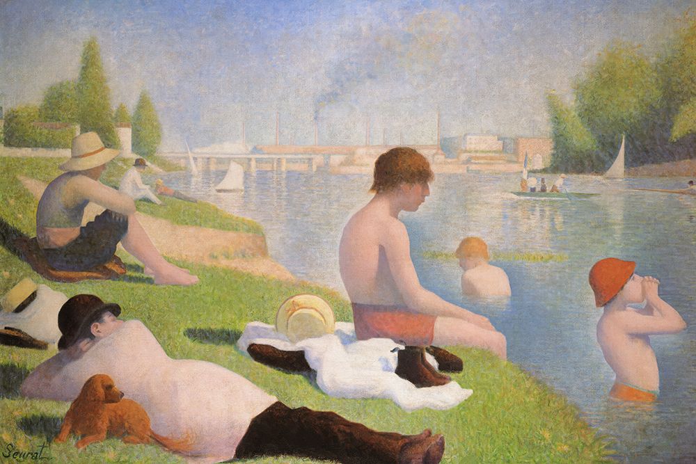 Bathers at Asnieres, 1884