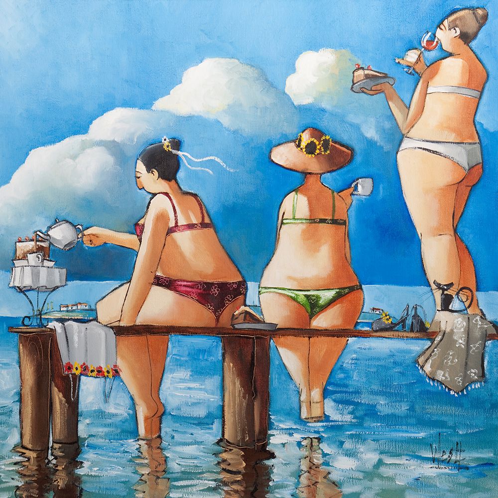 Tea Break On The Jetty