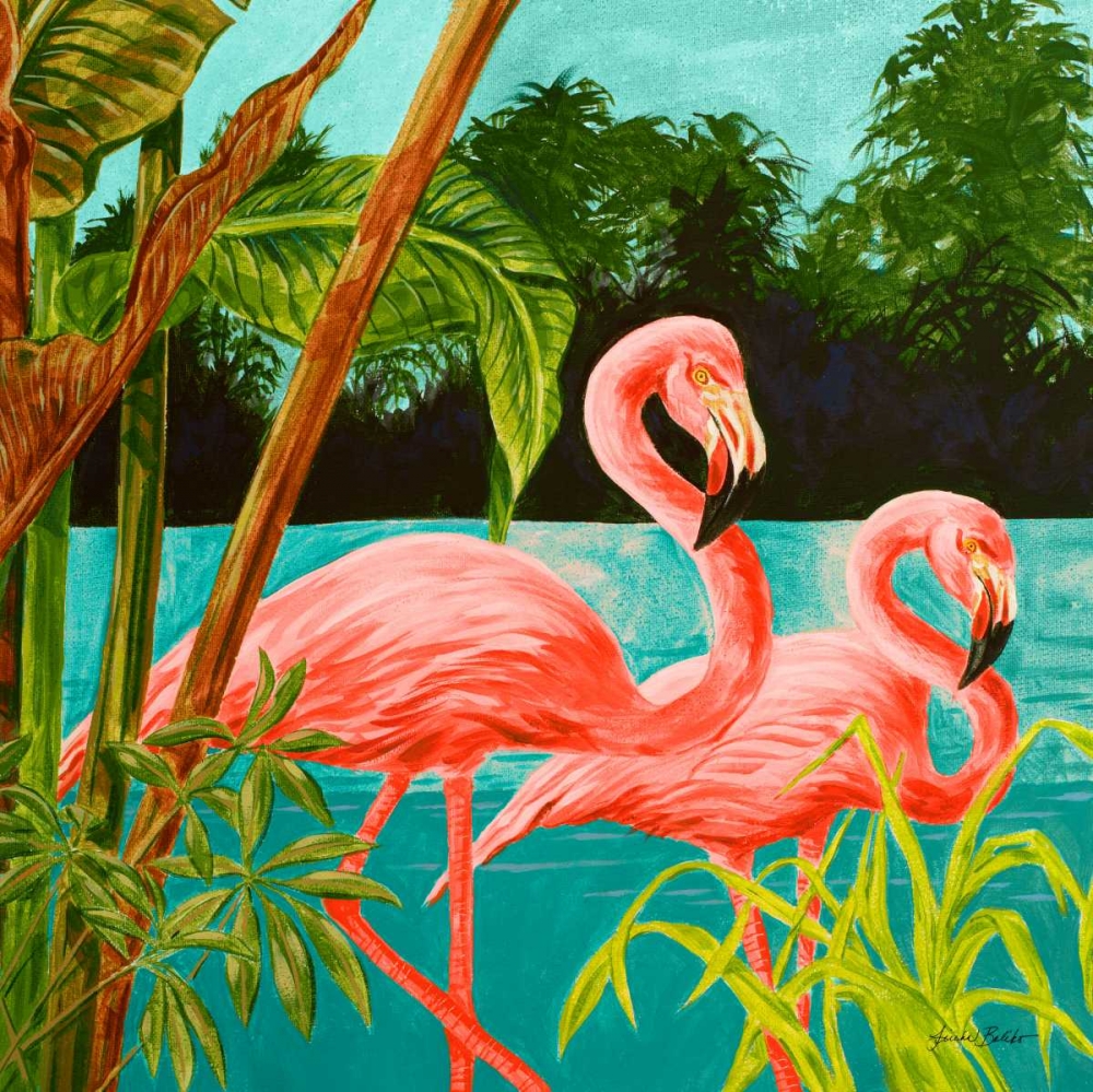 Hot Tropical Flamingo II