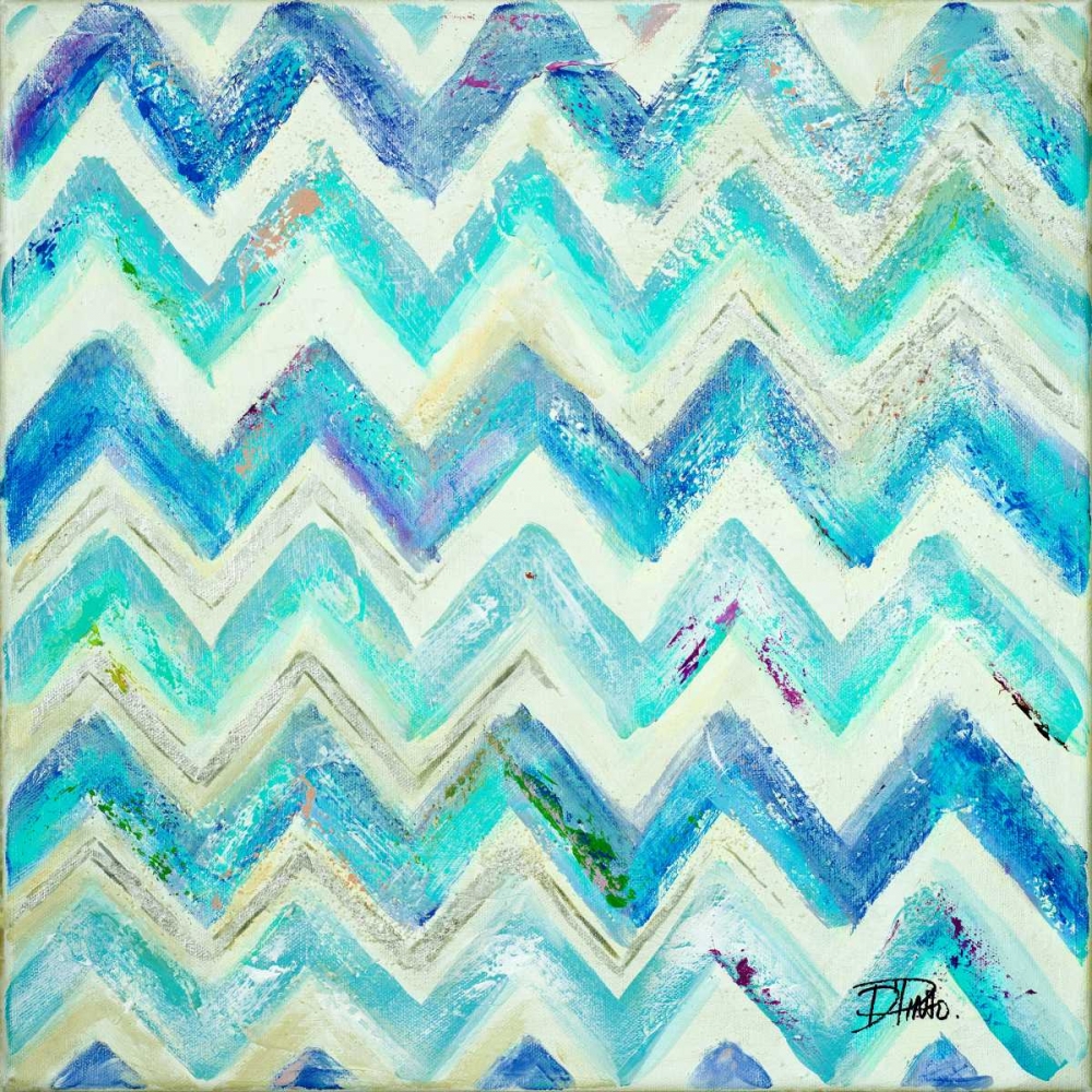 Blue Zig Zag