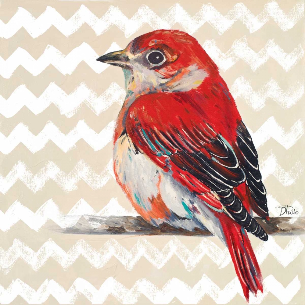 Cheveron Baby Red Bird II