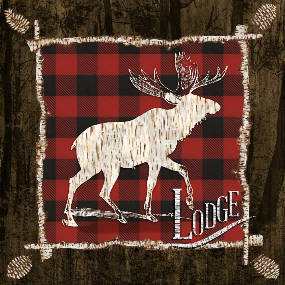 Plaid Birch Trail I