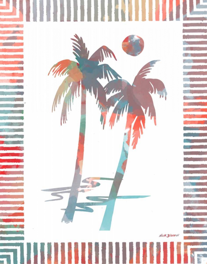Watercolor Palms I