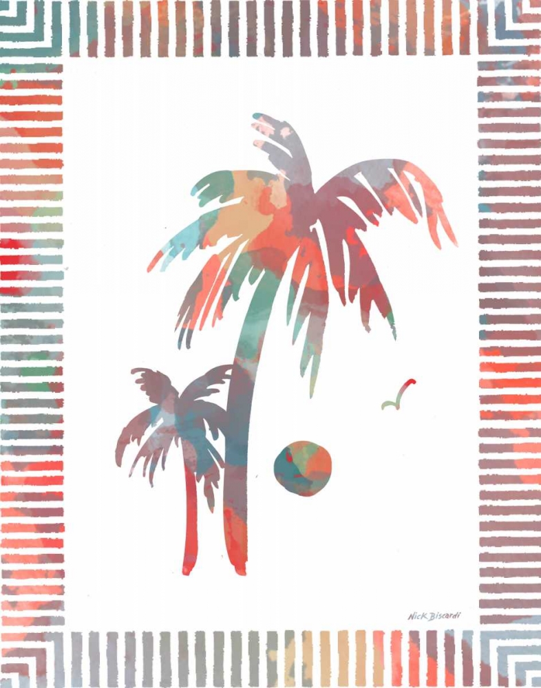 Watercolor Palms II