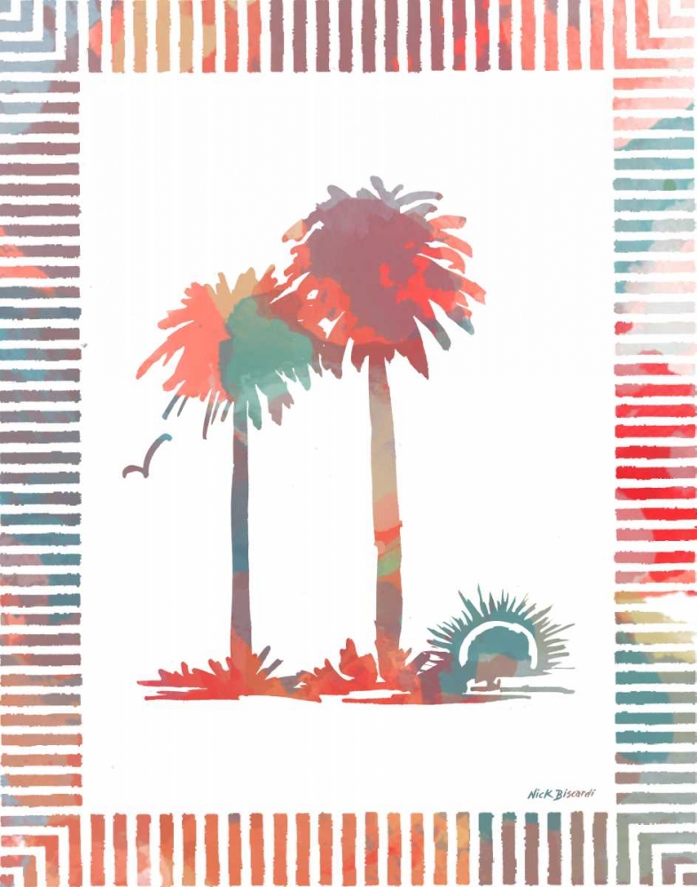 Watercolor Palms IV
