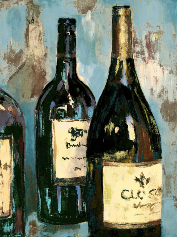 Time for Wine on Blue I