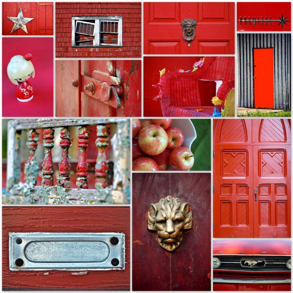 Apple Red Collage