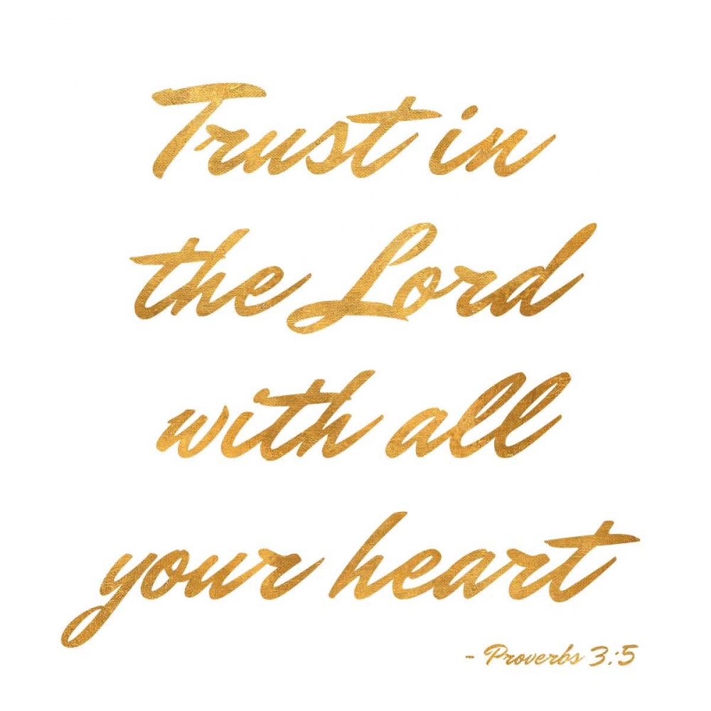 Trust in the Lord
