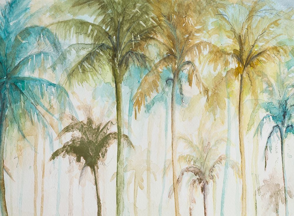 Watercolor Palms