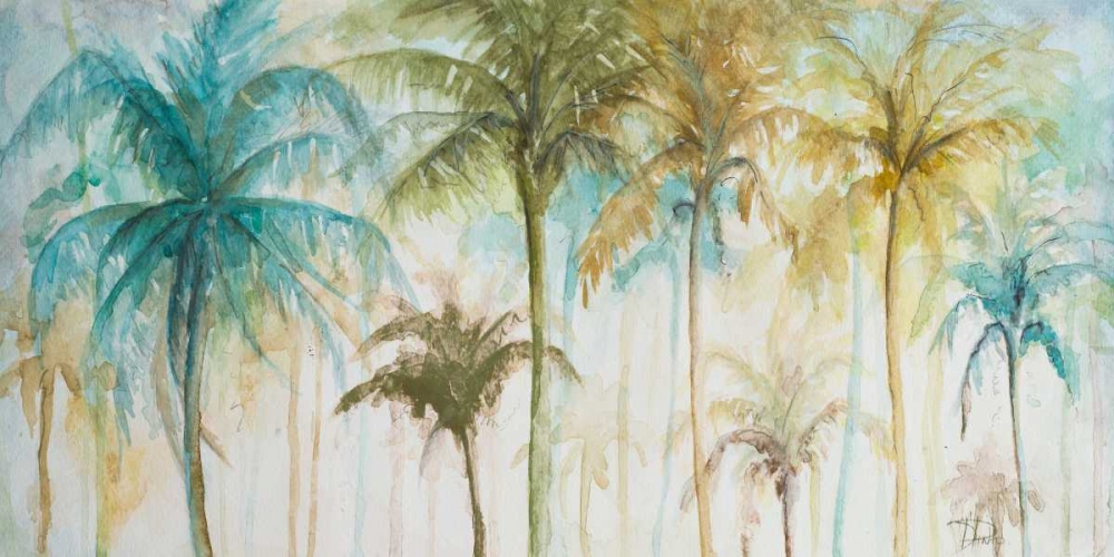 Watercolor Palms