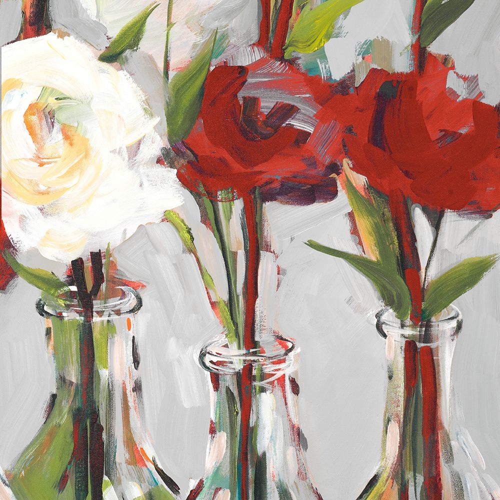 Red Romantic Blossoms I