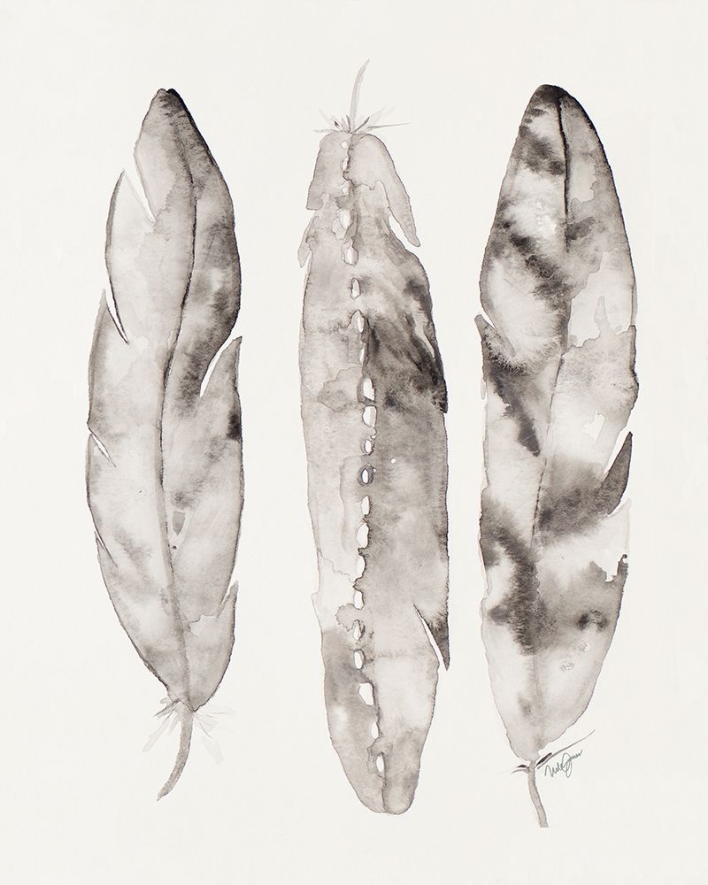 Three Gray Feathers