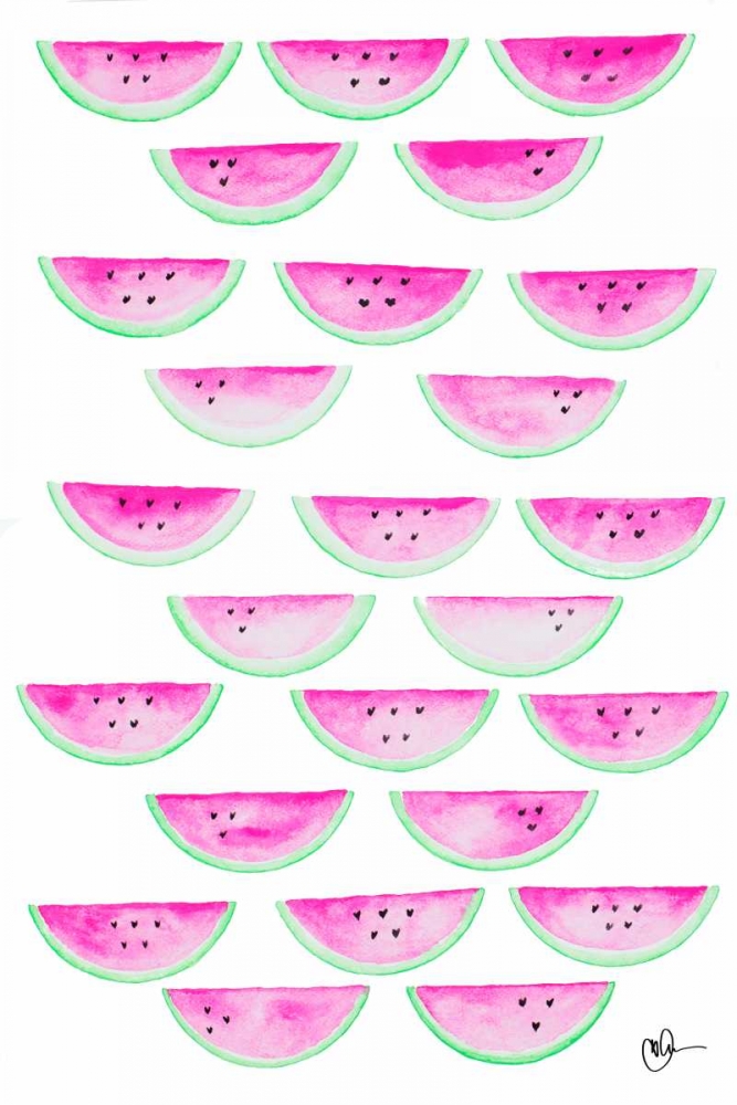 Watercolor Watermelons