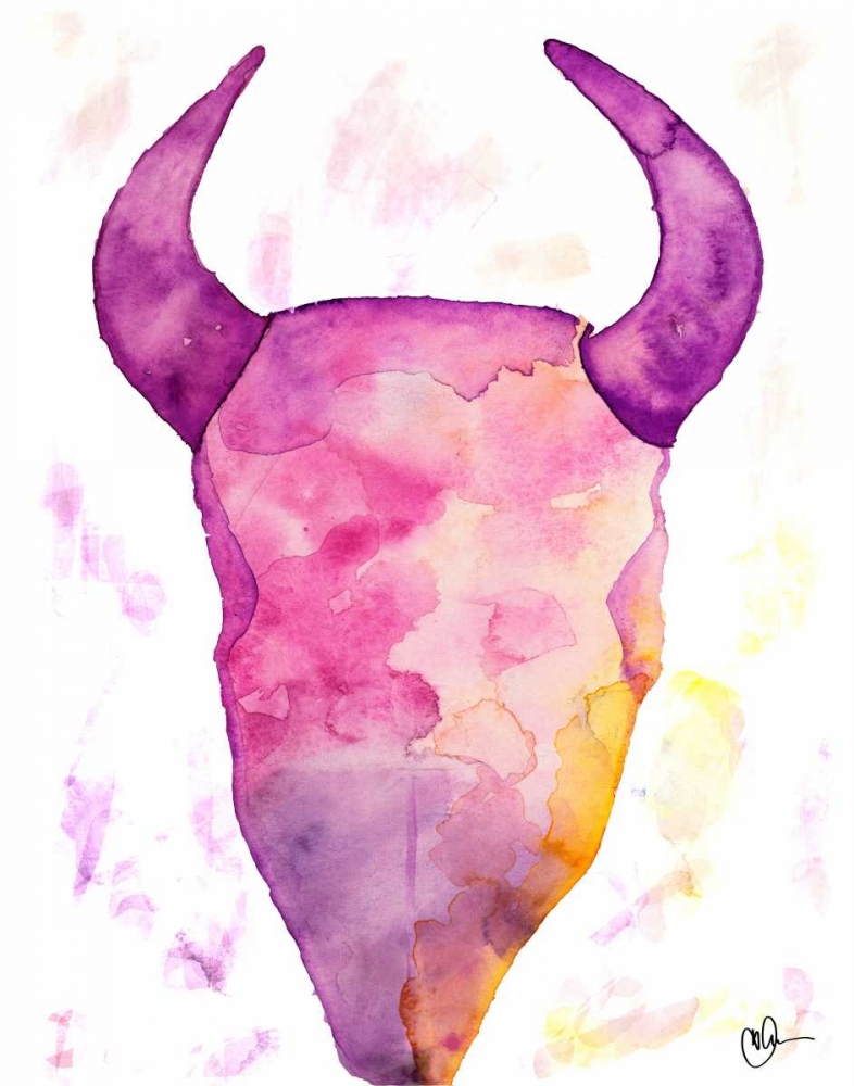 Water Color Skull