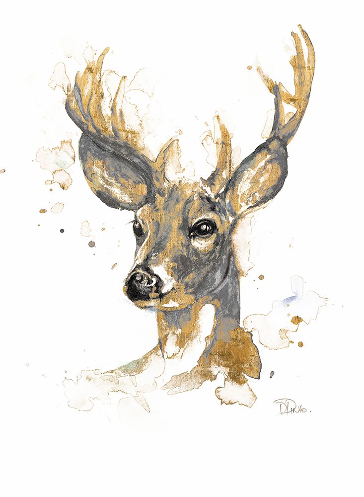 Gold Antlers I