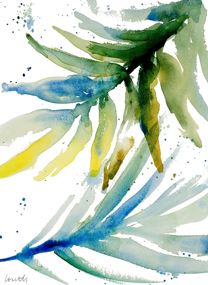Blue Green Palm Fronds II