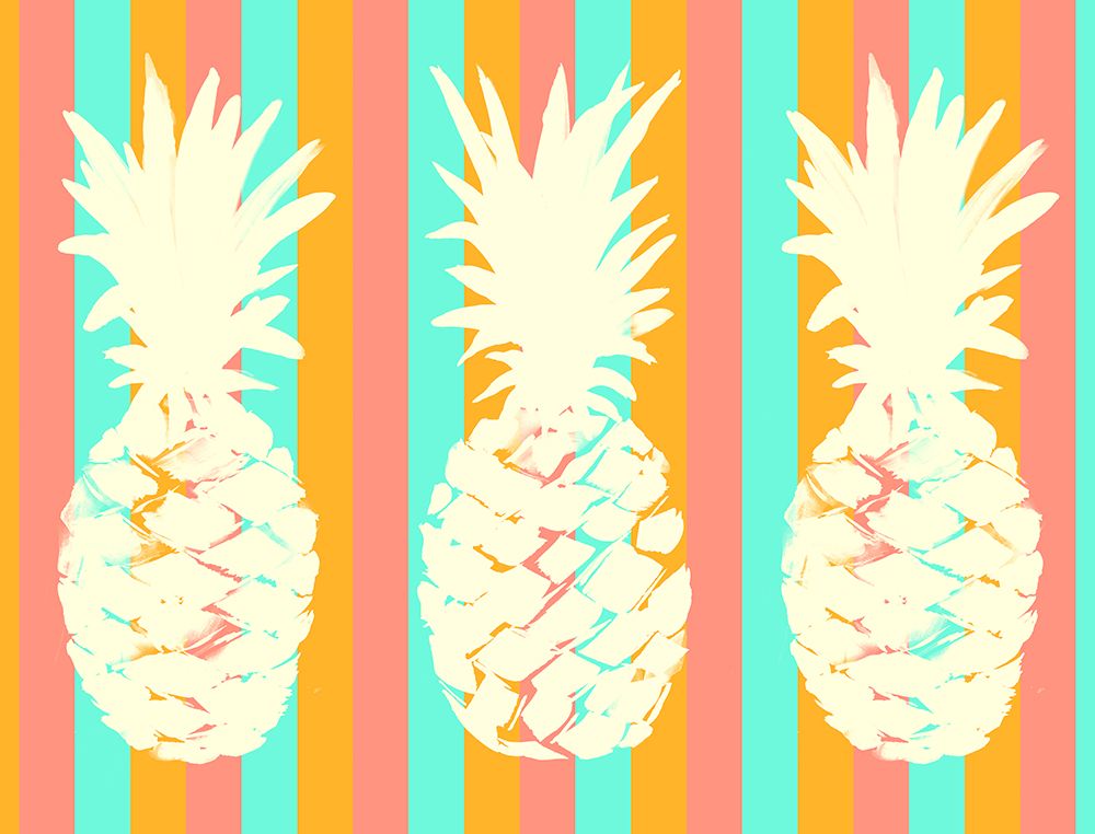 Striped Pineapple Trio