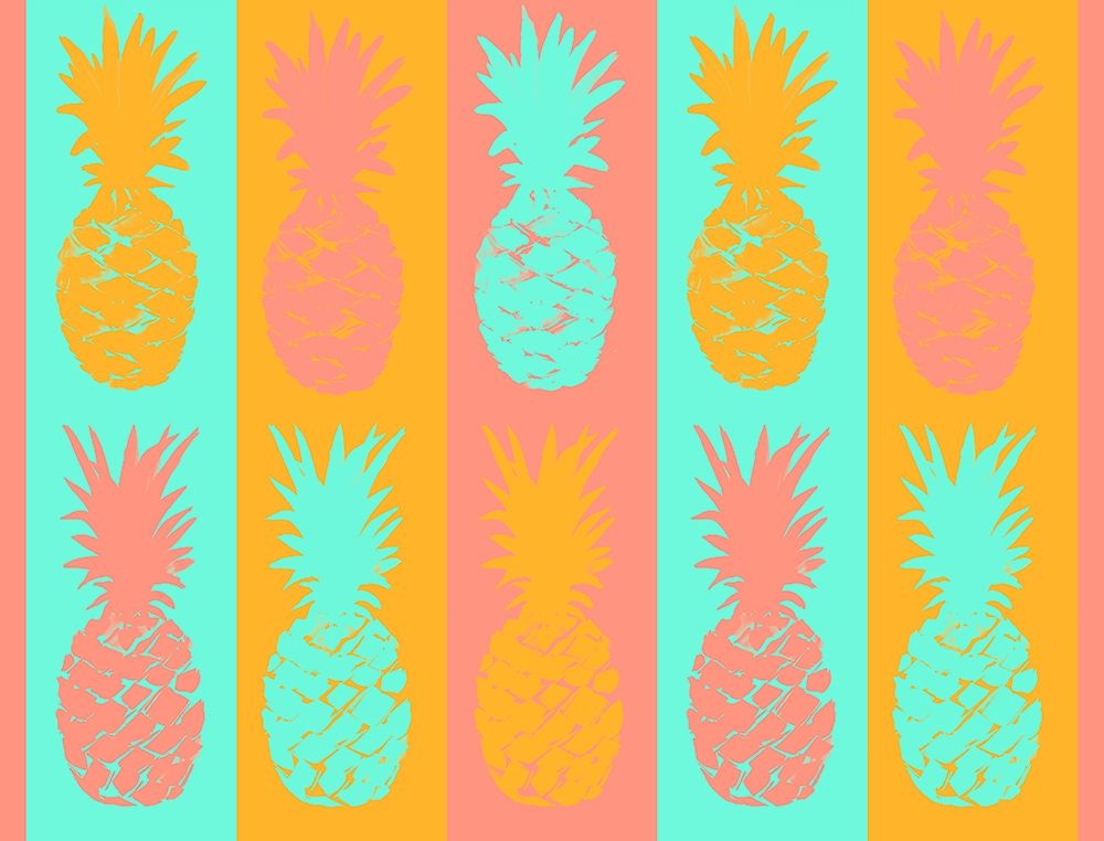 Vibrant Pineapples Fiesta