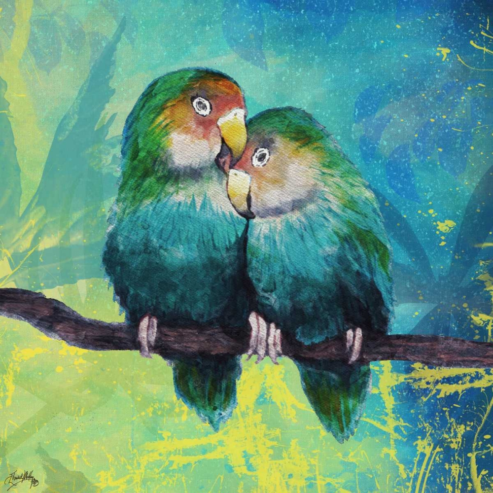 Tropical Birds In Love I
