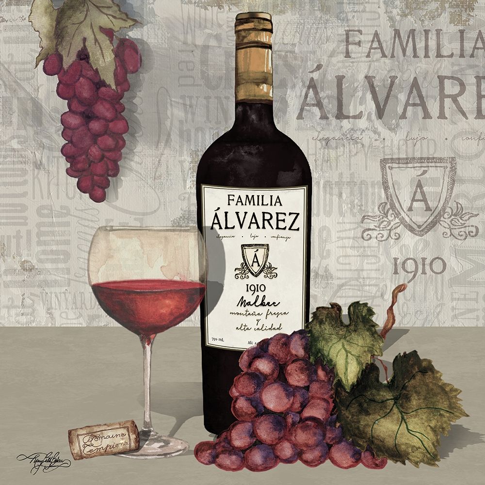 Uncork Wine and Grapes I