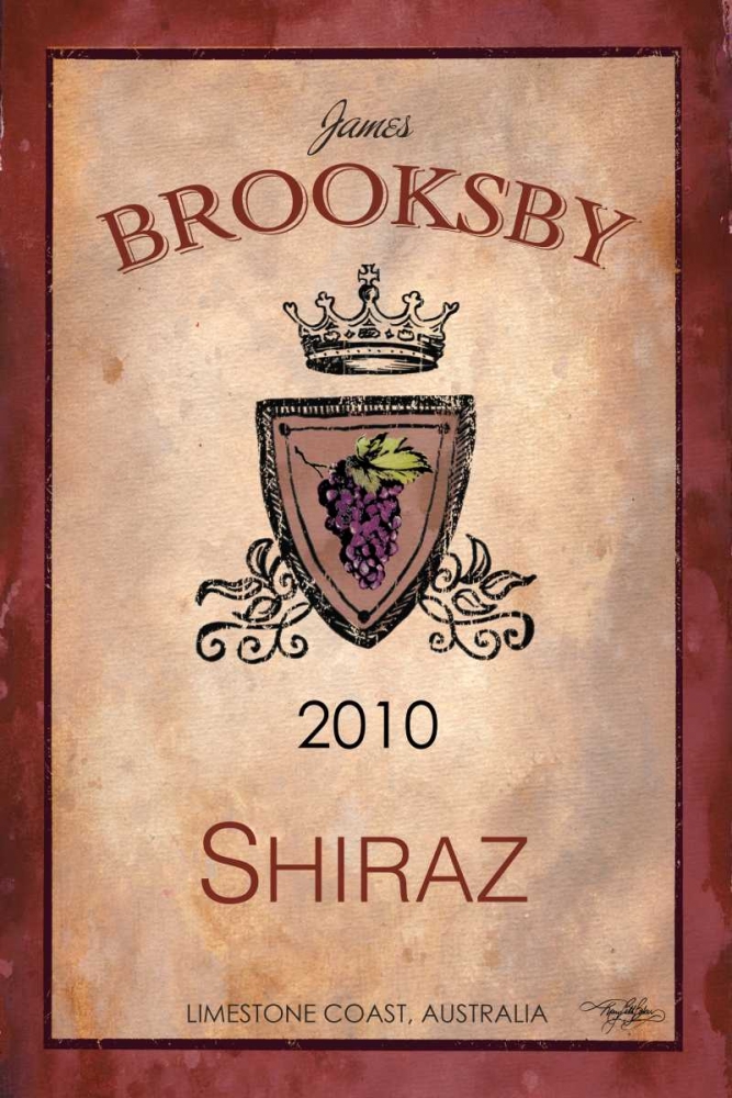 Still Life Wine Label III