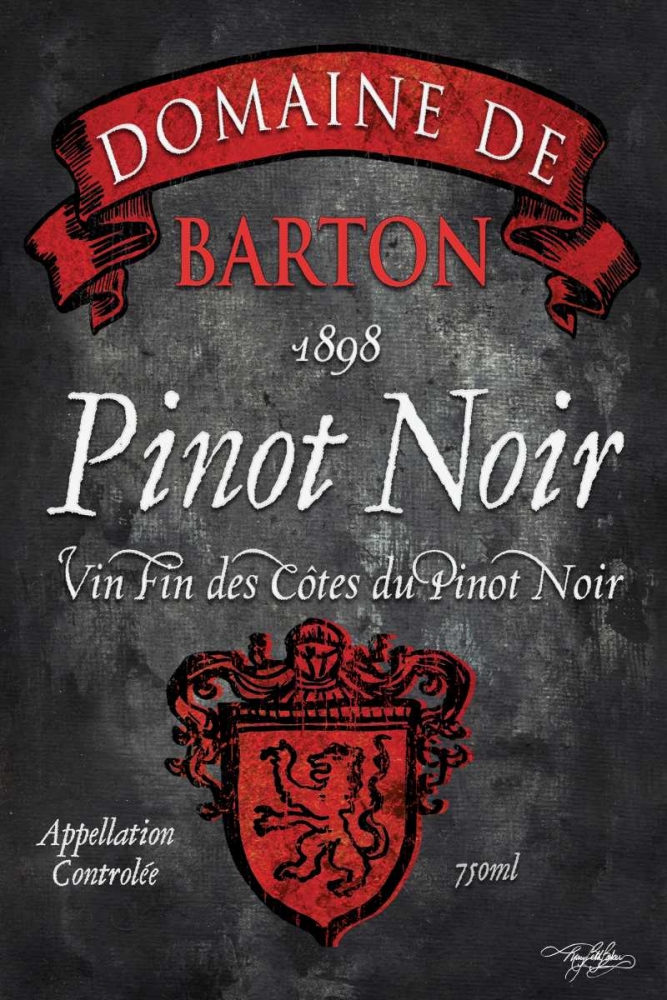 Still Life Wine Label VIII