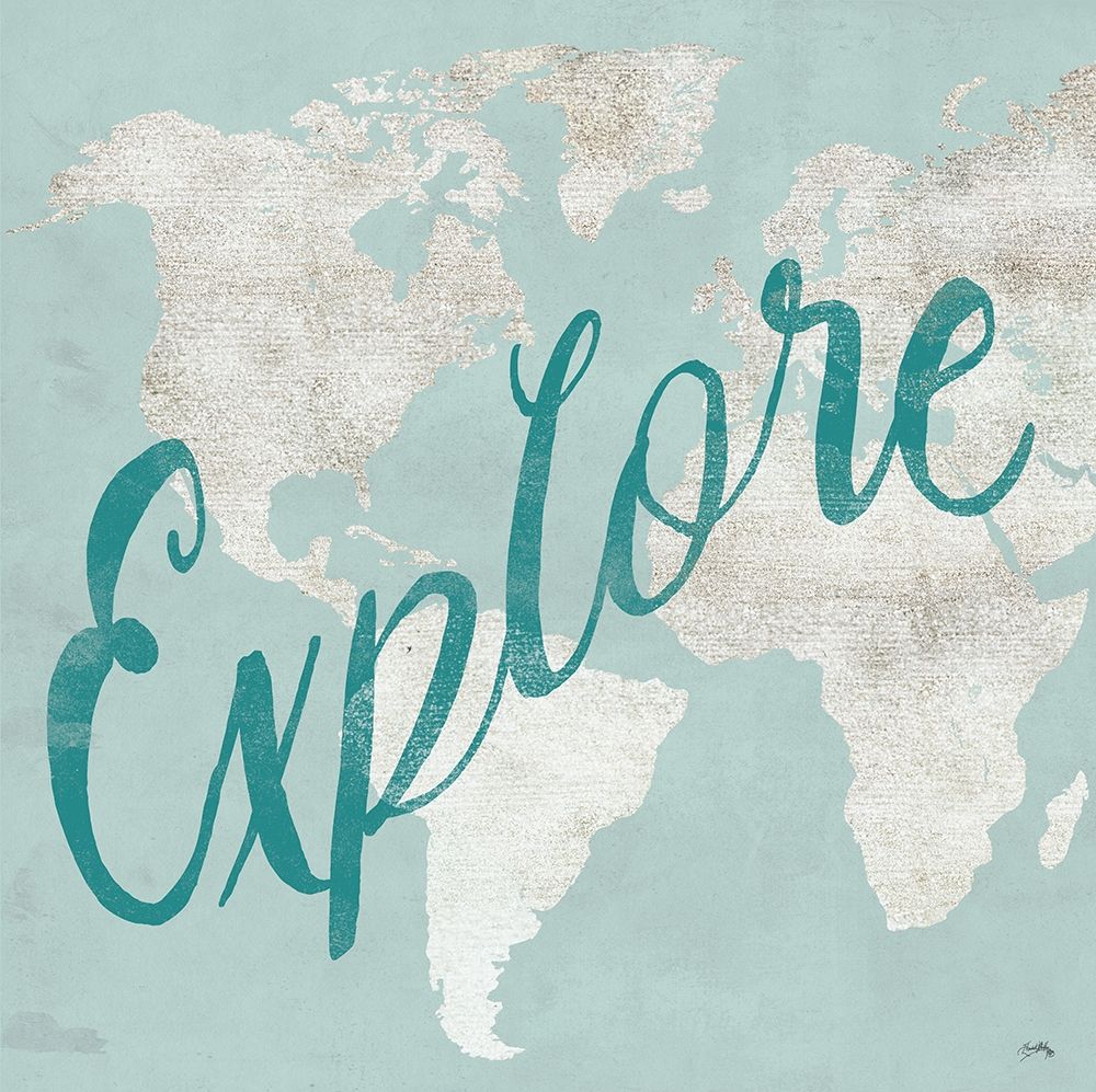 Teal Discover Map I