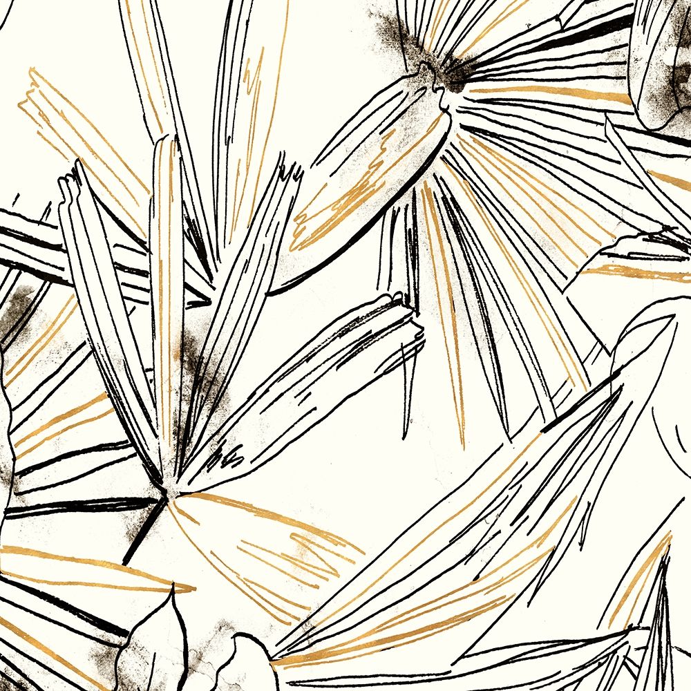 Selva Black And Gold Sketch II