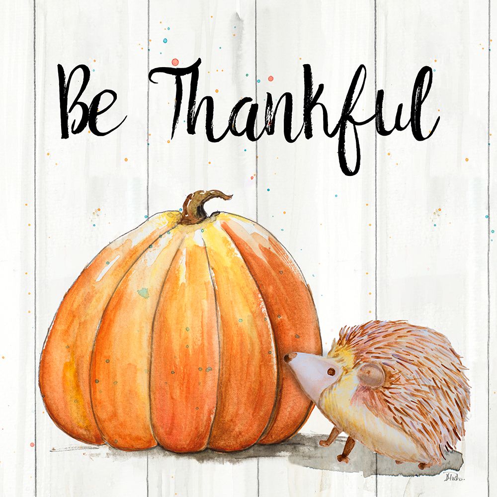 Be Thankful Harvest Hedgehog I