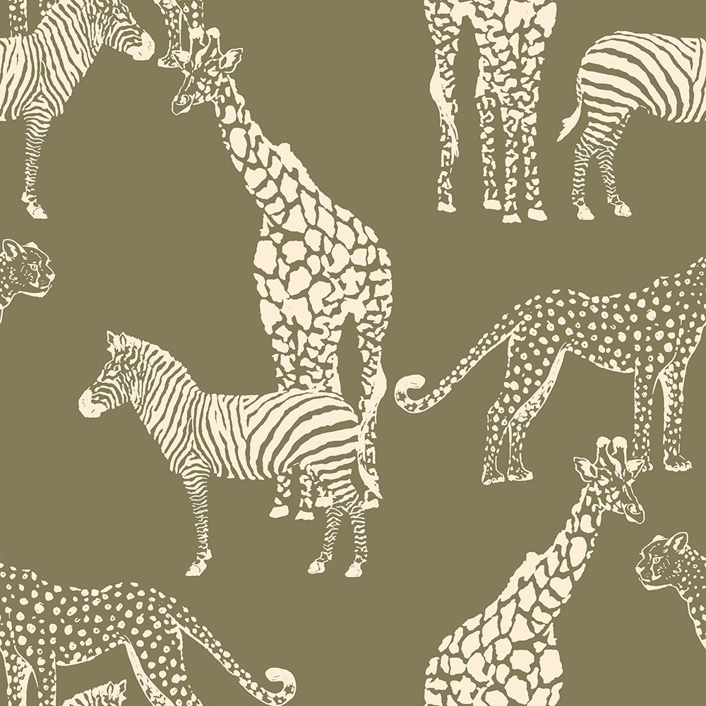 Cream Safari Animals