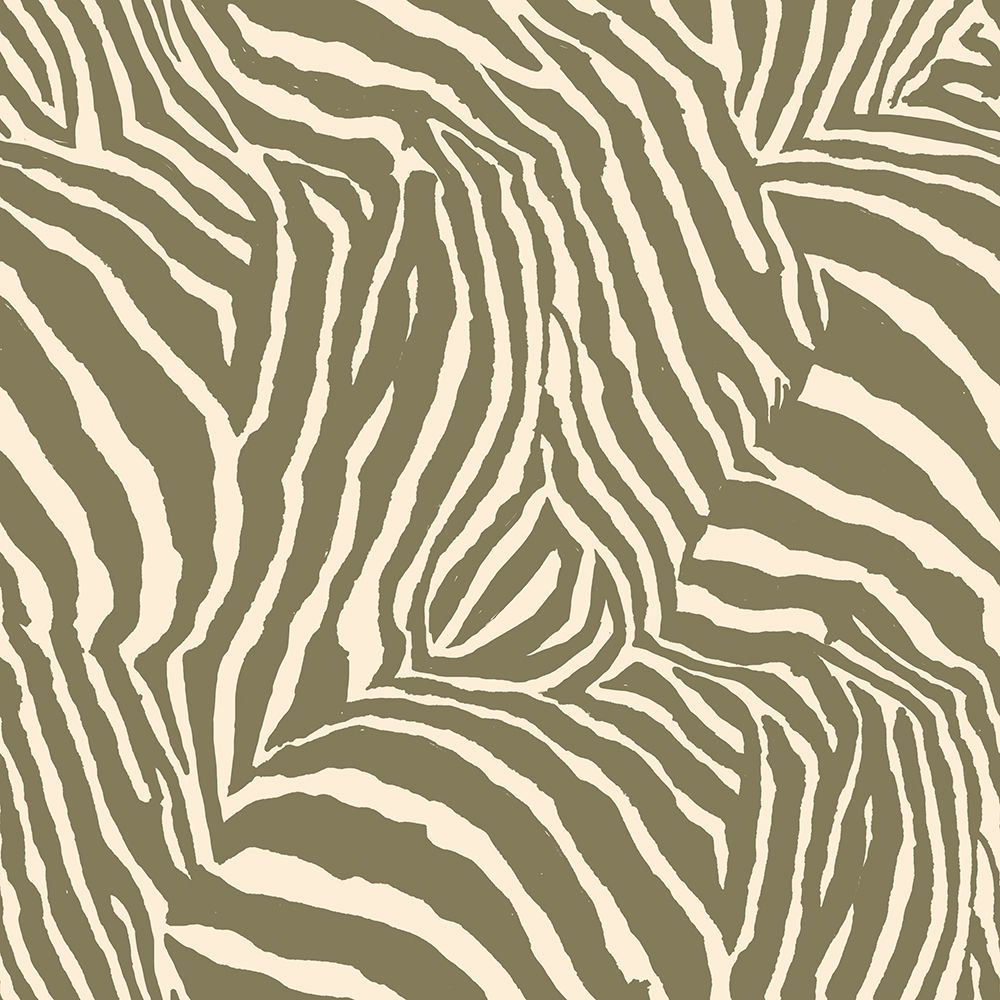 Cream Zebra Print