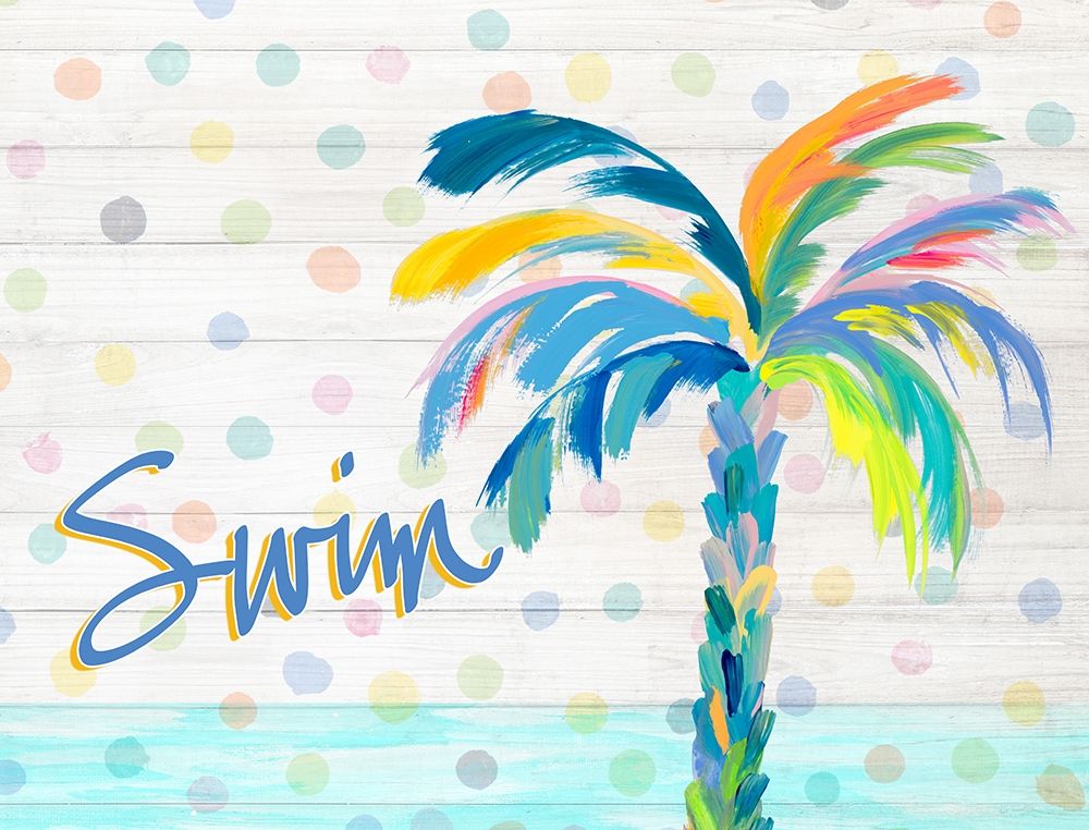 Swim Near the Palm Tree