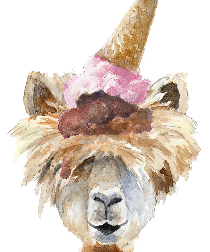 Ice Cream Llama