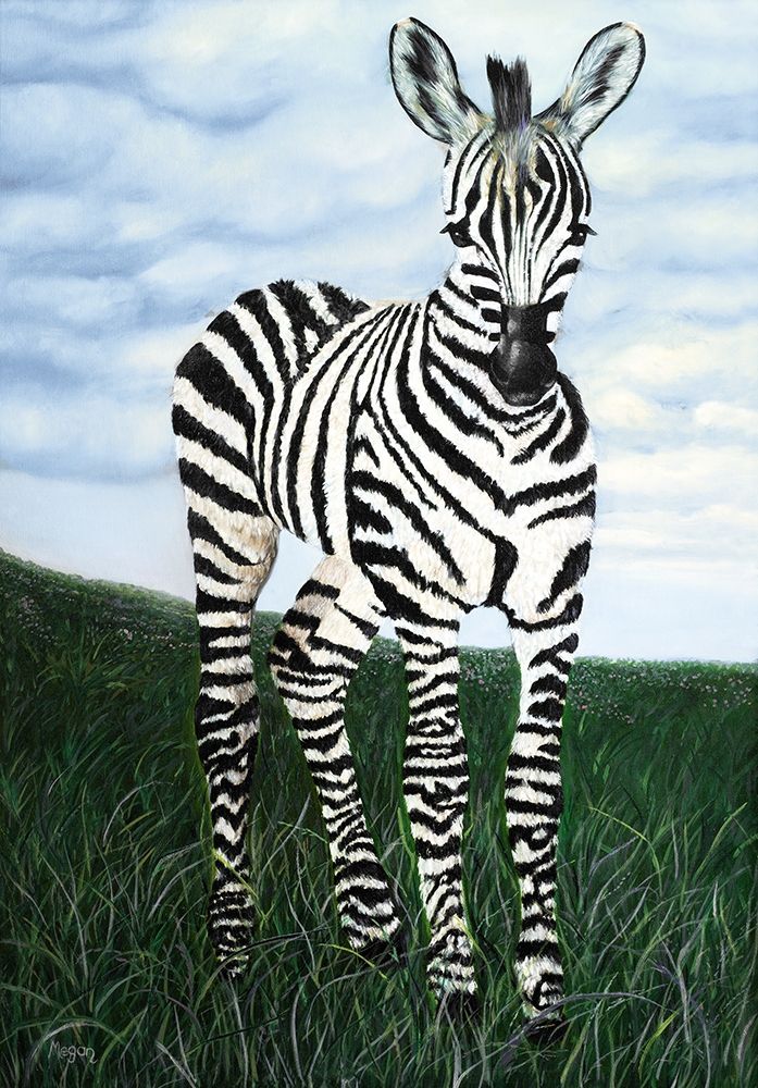 At Attention Zebra