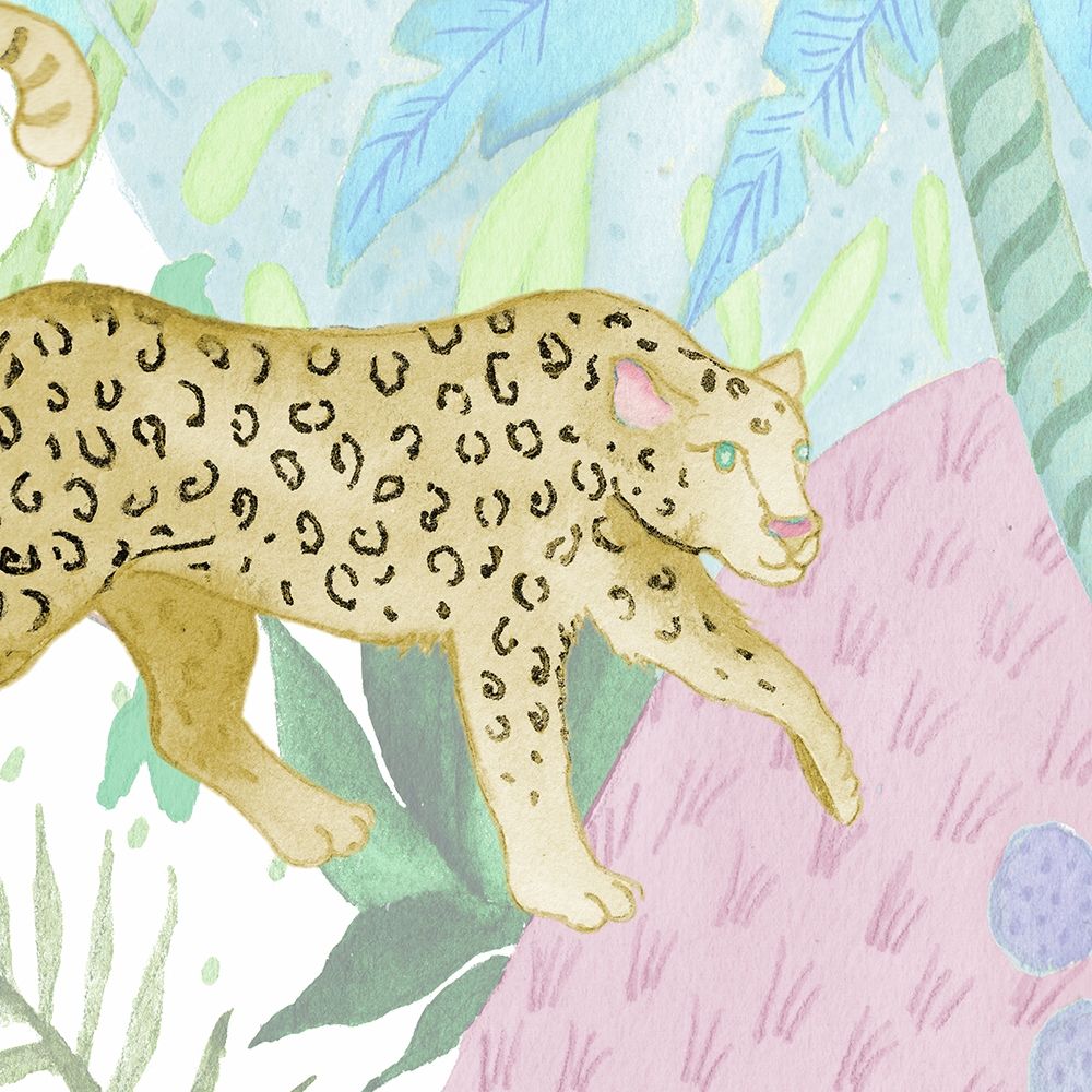 Playful Cheetah in Yellow