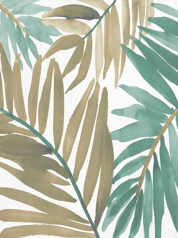 Teal Palm Design I