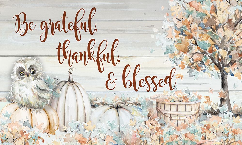 Be Grateful, Thankful and Blessed