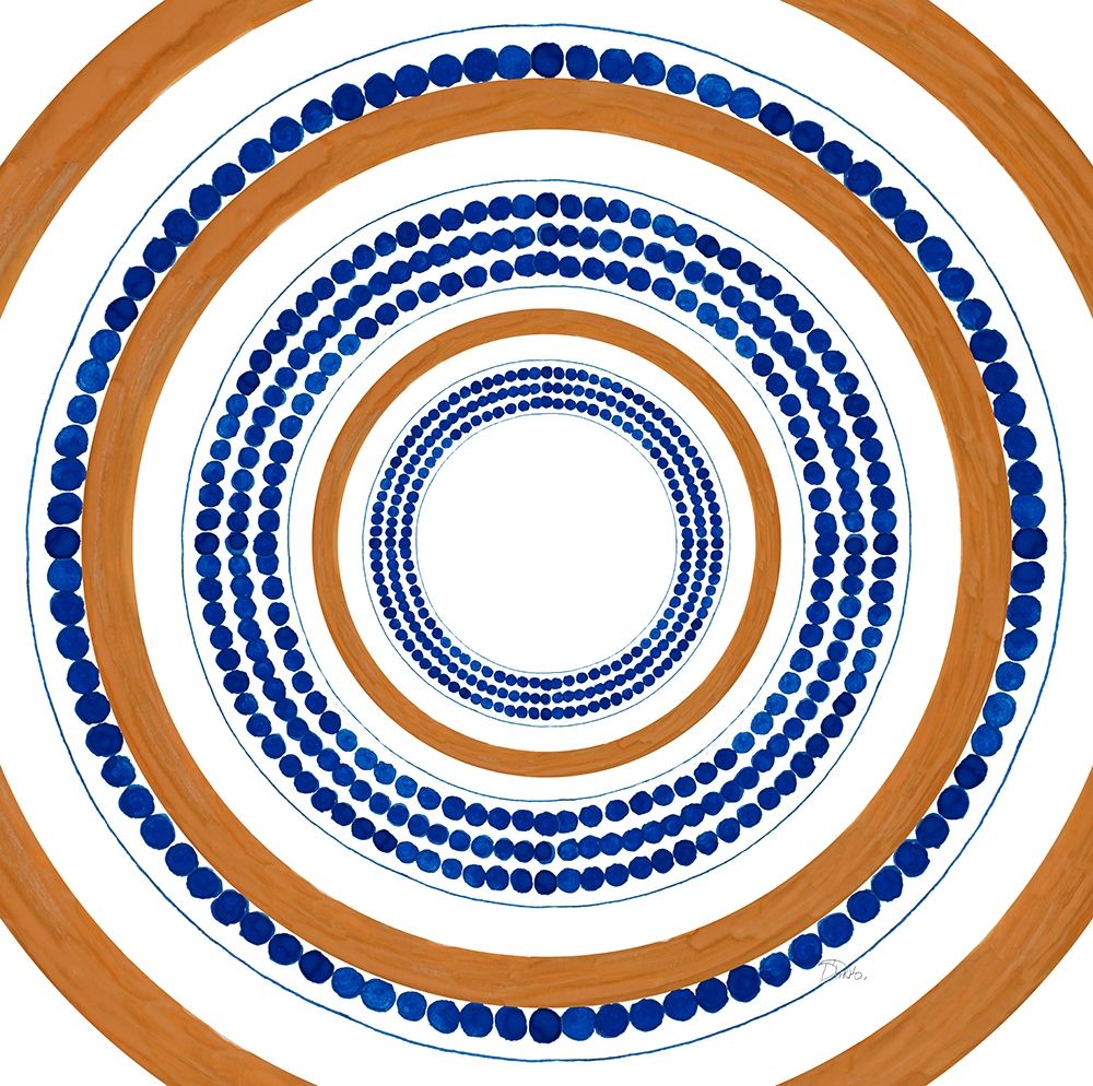 Italian Dotted Circle Tile