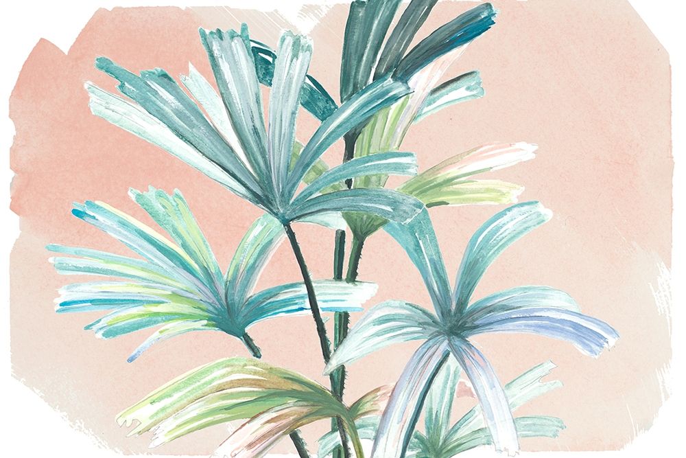 Jungle Gems on Blush I