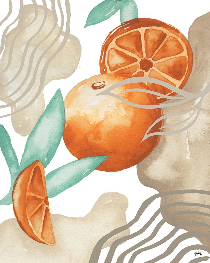 Art Deco Orange